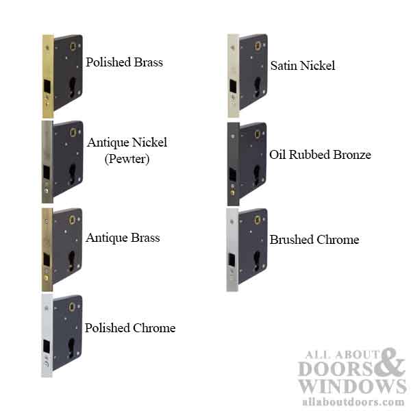 Sliding Door Mortise Lock Face with Hub 2