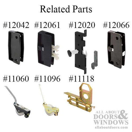 Wire Spring Tension Roller Assembly for Sliding Screen Door with 1-1/4