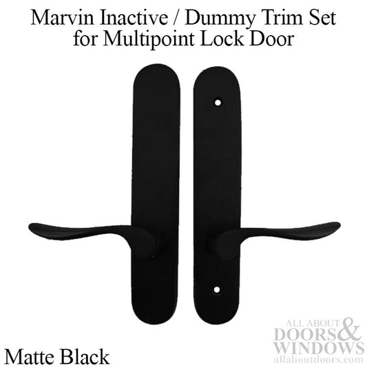 Marvin Inactive / Dummy Trim for Passive door - Matte Black