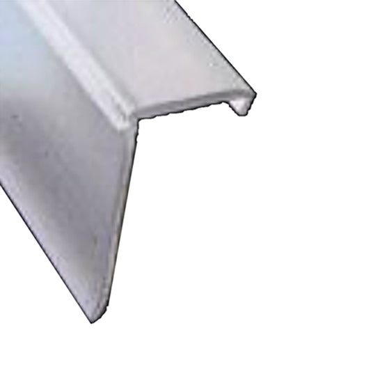Glazing Bead, 3-Line Shape, VINYL - White