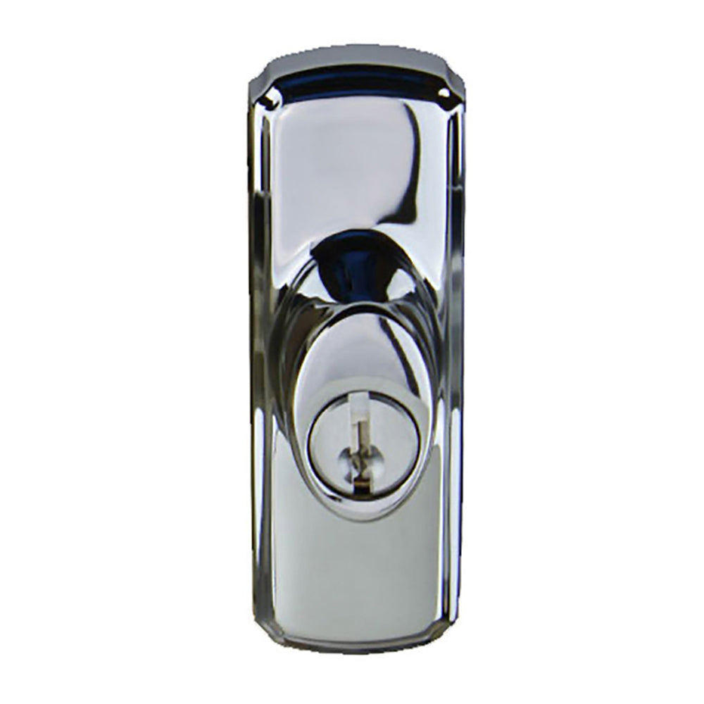 Andersen Frenchwood Gliding Door Hardware - Newbury Lock Assembly - Chrome - Right-Handed - Andersen Frenchwood Gliding Door Hardware - Newbury Lock Assembly - Chrome - Right-Handed