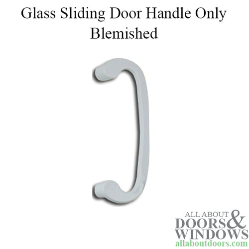 Legacy Glass Sliding Door Handle Only - White (Blemished) - Legacy Glass Sliding Door Handle Only - White (Blemished)