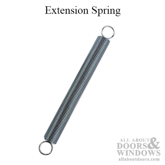 Extension Spring - 5/8 In Dia X 6-1/2 In Long - .054 Wire