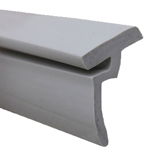 Replacement Shower Door Bottom Vinyl Seal Sweep, Keystone by Maax - Light Grey