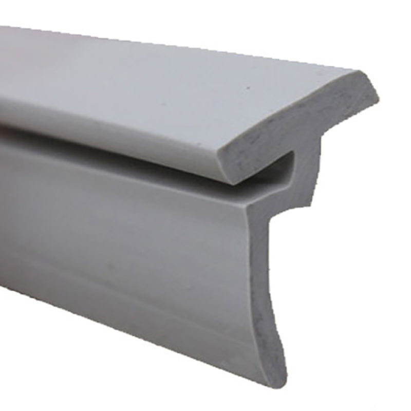 Replacement Shower Door Bottom Vinyl Seal Sweep, Keystone by Maax - Light Grey - Replacement Shower Door Bottom Vinyl Seal Sweep, Keystone by Maax - Light Grey