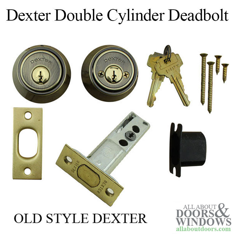 Dexter Old style 4209 Double cylinder Deadbolt 2-3/4 Latch - Dexter Old style 4209 Double cylinder Deadbolt 2-3/4 Latch