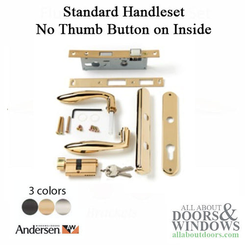 Andersen  Contemporary Storm Door Hardware, Kwikset Key - Andersen  Contemporary Storm Door Hardware, Kwikset Key