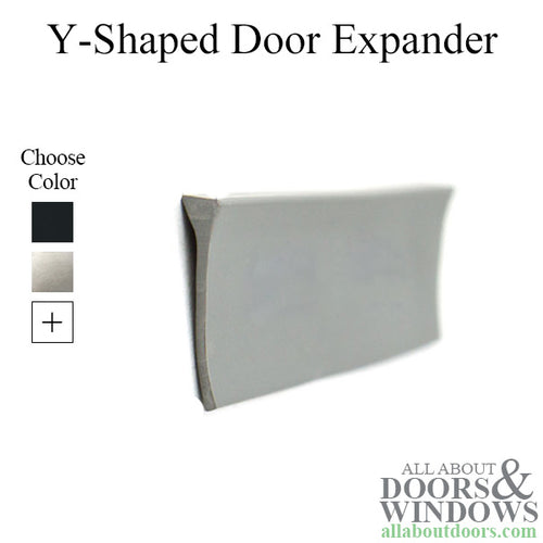 Sweep Y-Shape Storm Door Expander Vinyl Draft Stopper - Sold by the Foot, Choose Color - Sweep Y-Shape Storm Door Expander Vinyl Draft Stopper - Sold by the Foot, Choose Color