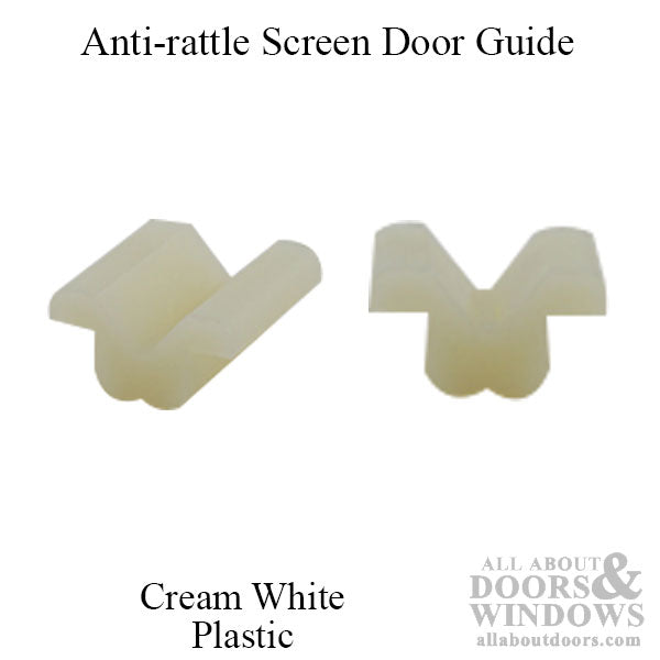 Weathershield anti-rattle screen door top guide - Weathershield anti-rattle screen door top guide