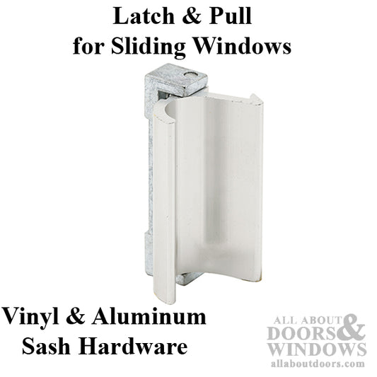 Latch and Pull - Vinyl and Aluminum Sash Hardware, Diecast / Aluminum - Aluminum