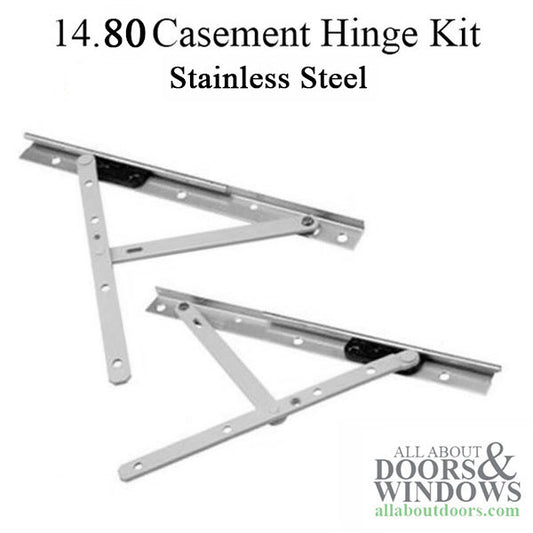 Truth 14.80 Casement Hinge Assembly 10" track 4-29/32 opening Sold in Pairs
