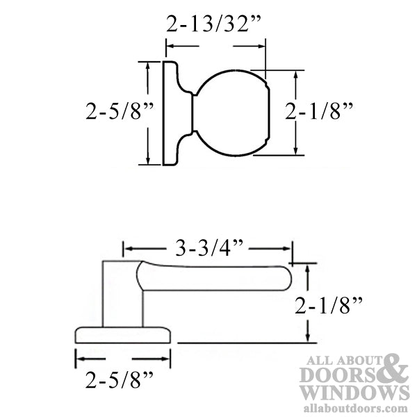 Kwikset Entry Door Handleset Polished Brass 400 Copa and Dorian Keyed Handleset - Kwikset Entry Door Handleset Polished Brass 400 Copa and Dorian Keyed Handleset