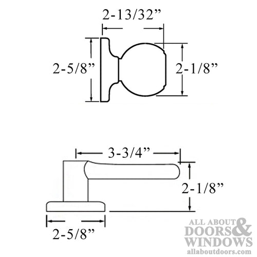 Kwikset Entry Door Handleset Polished Brass 400 Copa and Dorian Keyed Handleset - Kwikset Entry Door Handleset Polished Brass 400 Copa and Dorian Keyed Handleset