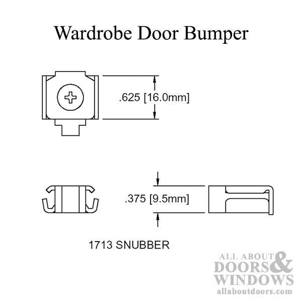 Bumper, Wardrobe Door - Bumper, Wardrobe Door