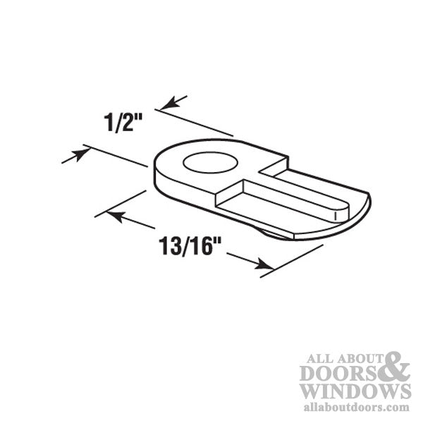 Window Screen Flush Clips Nylon White 12 Pack - Window Screen Flush Clips Nylon White 12 Pack