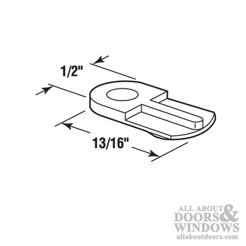 Window Screen Flush Clips Nylon White 12 Pack - Window Screen Flush Clips Nylon White 12 Pack