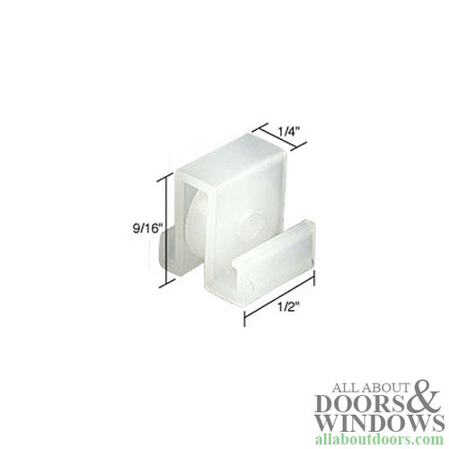 Roller Assembly (Flat) - Sliding Windows, Nylon - Roller Assembly (Flat) - Sliding Windows, Nylon