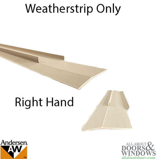 Interlock Weatherstrip, 2 Panel, Stationary Panel,