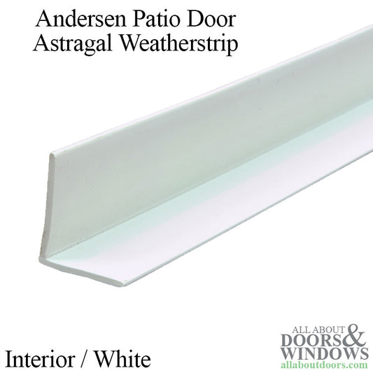 Andersen Frenchwood 4 Panel Gliding Doors - Weatherstrip - Astragal - Inside - White