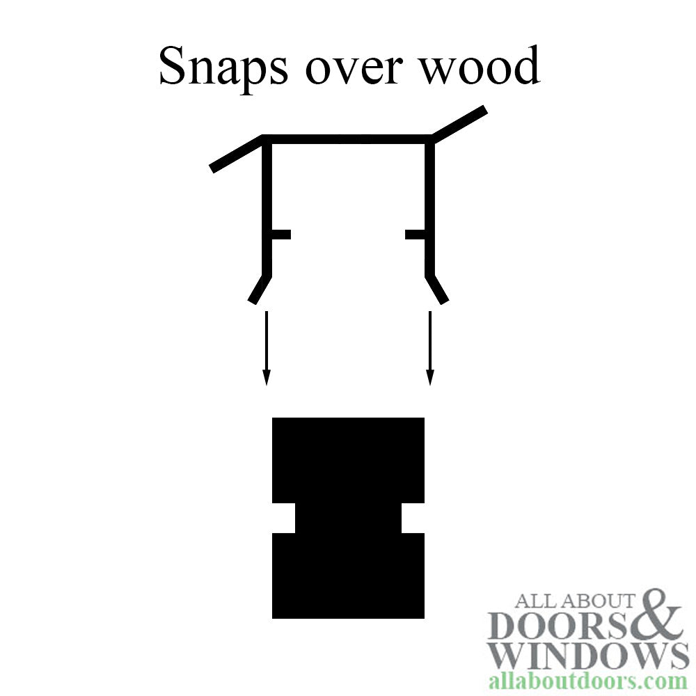 Side and Head Parting Stop for Wood Sliding Glass Doors Weatherstrip 80