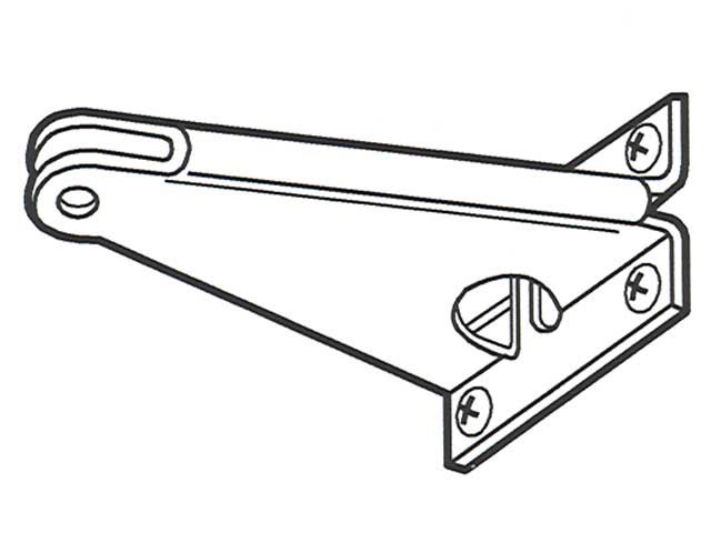 Side Jamb Bracket for Mounting Pneumatic Door Closers - Side Jamb Bracket for Mounting Pneumatic Door Closers