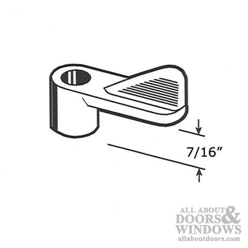 Window Screen Clips, Plastic, 7/16 offset, Grey - 12 Pack - Window Screen Clips, Plastic, 7/16 offset, Grey - 12 Pack