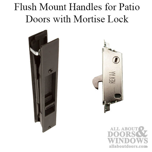 Adams-Rite Flush Mount Handles  with mortise lock