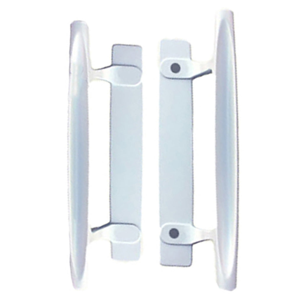 Dished Style, Interior & Exterior Pull Sliding Door- White - Dished Style, Interior & Exterior Pull Sliding Door- White