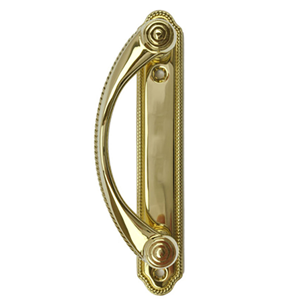 Andersen Whitmore Gliding Door Handle - Left Interior/Right Exterior - Bright Brass - Andersen Whitmore Gliding Door Handle - Left Interior/Right Exterior - Bright Brass