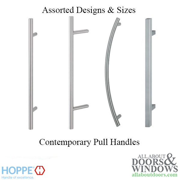 Hoppe Bow-Shaped Round Pull Handle, 31-1/2