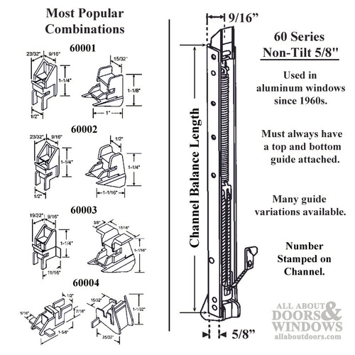 1/2 Inch Channel Balance with Shoes - 1/2 Inch Channel Balance with Shoes