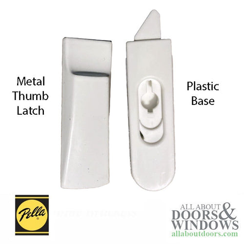 Pella Double Hung Vinyl Window 250/350 Series Tilt Latch, Pair - Pella Double Hung Vinyl Window 250/350 Series Tilt Latch, Pair