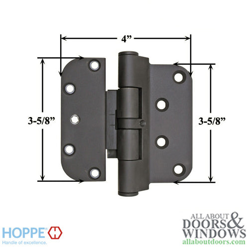 Hoppe F79, 2009 Guide Hinge, Oil Rubbed Brass - Hoppe F79, 2009 Guide Hinge, Oil Rubbed Brass