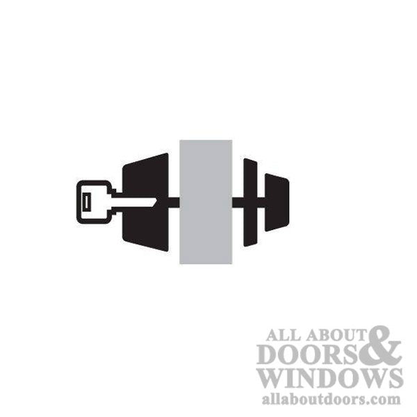 Weslock Deadbolt, Single Cylinder, 200 Series - Polished Brass - Weslock Deadbolt, Single Cylinder, 200 Series - Polished Brass