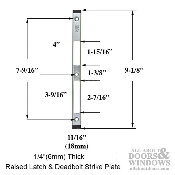 Strike Plate, Latch & Deadbolt - Strike Plate, Latch & Deadbolt