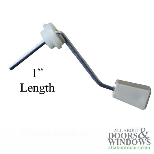 Latch Lever Sliding Patio Door 1 inch  Steel Tailpiece
