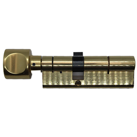 Discontinued CES 55.5T/ 35.5, 360 Euro profile cylinder  H--Knob - Brass