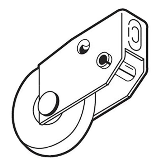 Roller Assembly for Sliding Glass Door with Adjustable Steel Housing 1.5 Inch Steel Ball Bearing Wheel Diameter