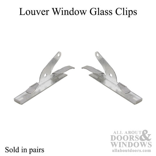 Clip, Louver/ Jalousie Window Glass 1-1/8