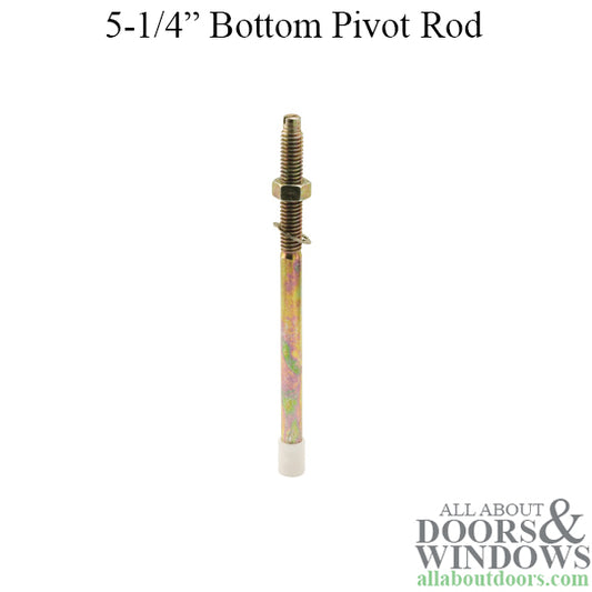 Pivot Rod, 5/16, Bottom, Threaded