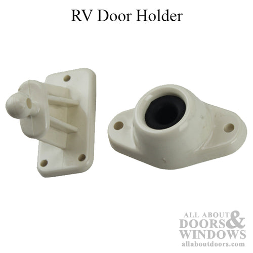 R V DOOR HOLDER ROD  3 inch Curved & RETAINER - R V DOOR HOLDER ROD  3 inch Curved & RETAINER