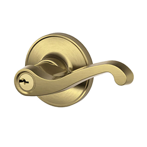 Dexter LaSalle J40-605 Right Hand Privacy Lever - Polished Brass J40-LAS-605R - Dexter LaSalle J40-605 Right Hand Privacy Lever - Polished Brass J40-LAS-605R