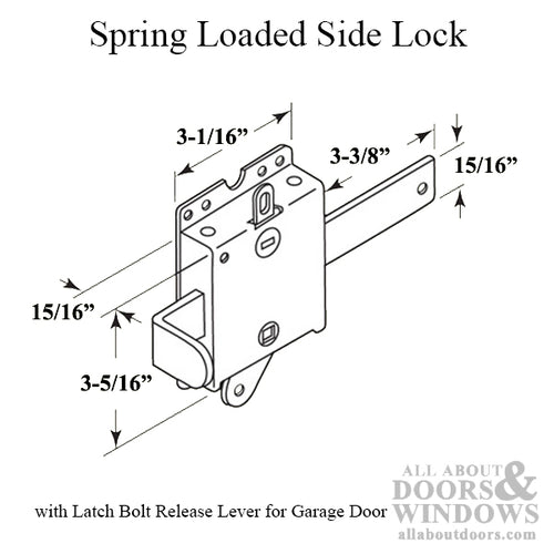 Overhead Garage Door Side Lock - Overhead Garage Door Side Lock