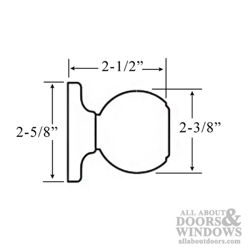 Kwikset Hancock Privacy Door Knob Polished Brass Door Handle Kwikset 730H-3RGC - Kwikset Hancock Privacy Door Knob Polished Brass Door Handle Kwikset 730H-3RGC