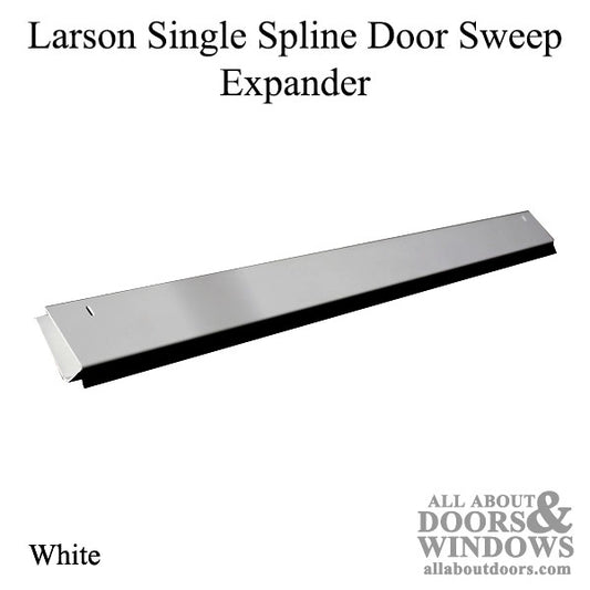 Larson Single Spline Door Sweep Expander - 1" Thick Storm Doors