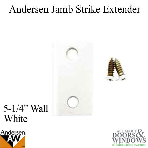 Andersen Jamb Strike Extender, 1-3/32