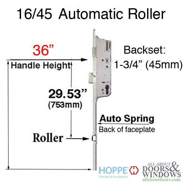 16mm Auto Gear, 45/92, Roller @ 29.53