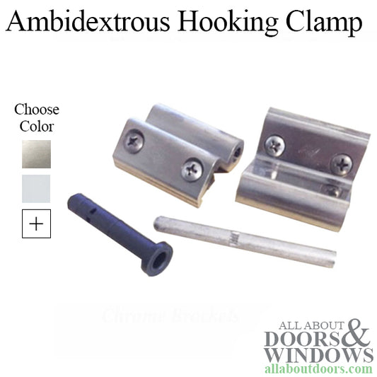 2 vice wings, Ambidextrous Hooking Clamp Hinge