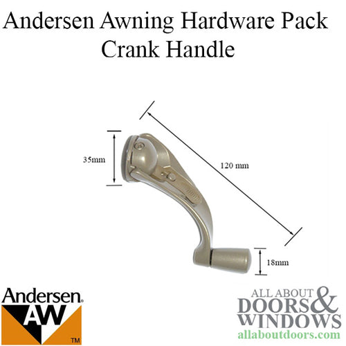 Andersen Hardware Pack Metro E-Z Awning Stone Color | Window Hardware - Andersen Hardware Pack Metro E-Z Awning Stone Color | Window Hardware