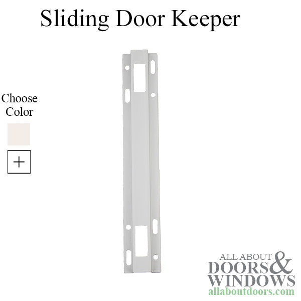 Sliding Door Keeper ¾ Inch Wide 5/8 Inch Raised Dual Point Strike - Sliding Door Keeper ¾ Inch Wide 5/8 Inch Raised Dual Point Strike